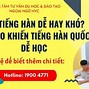 Đi Du Học Hàn Quốc Học Tiếng Trung Quốc Có Khó Không Ạ Không